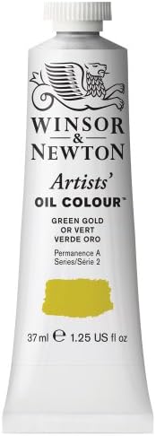 Winsor & Newton Artists' Oil Paint, 37ml Tube, Green Gold