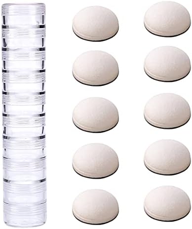 CYFUN DESIGN 10PCS Mini Ink Blending Tools Foam Replacement Foams and 10pcs Protective Plastic Covers for DIY Scrapbooking Paper Crafting Handmade Crafts Scrapbooking Supplies Crafting Projects