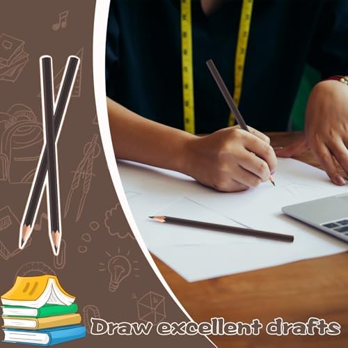 60 Pack Bulk Brown Colored Pencils for Kids, Pre-sharpened Art Pencils Back to School Supplies Set, Drawing Sketching Pencils for Students, Teachers, Classroom