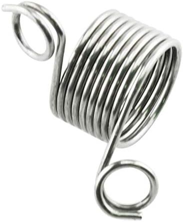 Tegg Knitting Thimble 2PCS 2 Size Stainless Steel Yarn Guide Spring Fingers Holders Rings