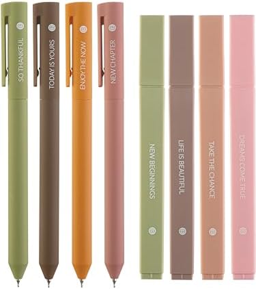 DIVERSEBEE Aesthetic Highlighters and Gel Pens, No Bleed (Dreams)