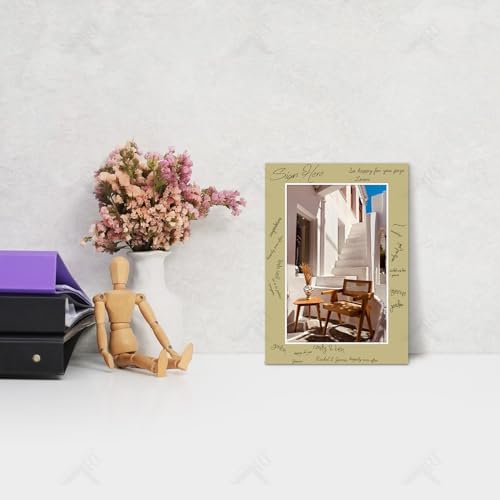Golden State Art 25 Pack Mixed Color Picture Mats 5x7 for 4x6 Mats Only