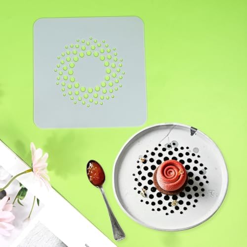 2pcs/lot Elegant Lace Pattern Silicone Mat Hollow Out Dot Pattern