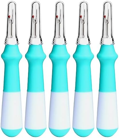Seam Ripper, 5 PCS Green Seam Rippers for Sewing, Stitch Remover Tool