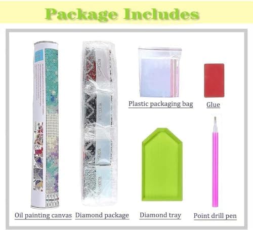 RYMILIE Halloween Diamond Art Kits for Adults Bathtub Ghost 12x16inch | 5D Flowers Diamond Painting Kit for Beginners, DIY Full Round Drill Black Cat Gem Art Crafts for Home Wall Decor Gift