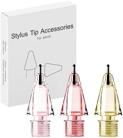 LOVE MEI Replacement Pencil Tips for Apple Pencil 2nd/ 1st Gen/USB-C/Pro