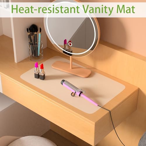 Silicone Countertop Protector Mat: Clear Dual-Sided Non-Slip Sheet
