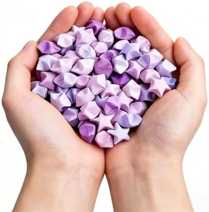 1350 sheets Origami Stars Papers Package DIY Paper - 4 Colors