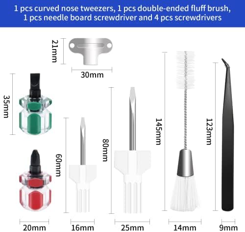 7 Piece Sewing Machine Cleaning Kit, Sewing Machine Repair Tool