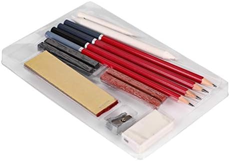 Sketching Pencil Set 13 Pcs Drawing Sketch Tool Professional Art Supply Including Sketch Pencils Blending Tools for Artists