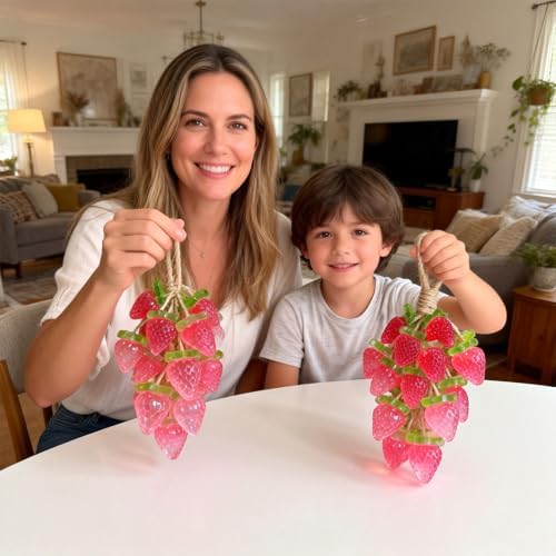 DIY Silicone Strawberry Shaped Grape Soap Molds