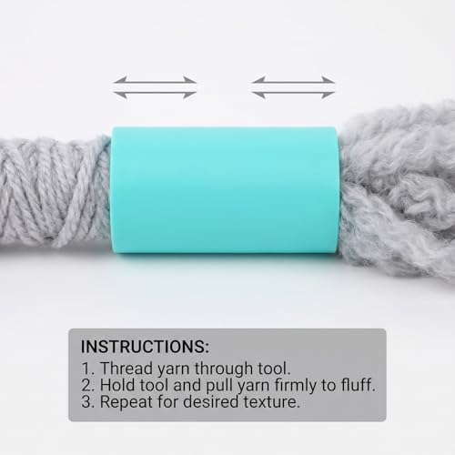 Gjinxi Chunky Yarn Fluffer Efficient Fluffing Reviving Tool Accessory