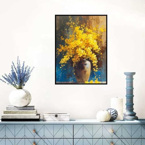 Benjenes Flowers Diamond Art Kits for Adults, Diamond Painting Kits