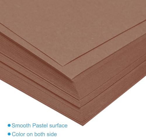 MECCANIXITY 50 Sheets Origami Paper Double Sided 8x8 Inch(20x20cm) Square Sheet for Art Craft Project, Beginners, Gifts Decor, Brown