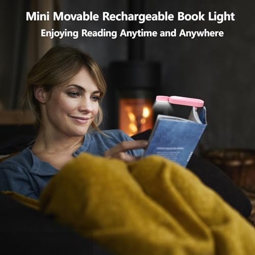 VAVOFO USB Rechargeable Book Light, Bookmark Clip on LED Reading Light