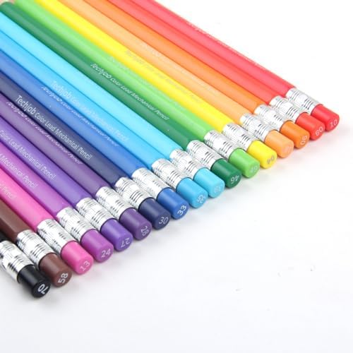 Mechanical Colored Pencils for Coloring and Drawing 2.6mm 18 Colors