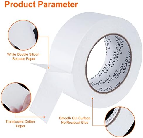 Double Sided Tape 2 Inch x 40 Yards- 1 Roll