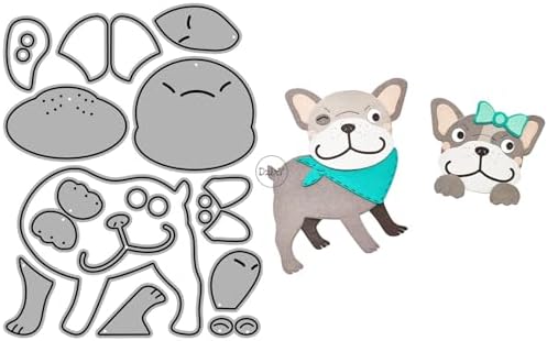 Patchwork Dog Metal Cutting Dies for Card Making