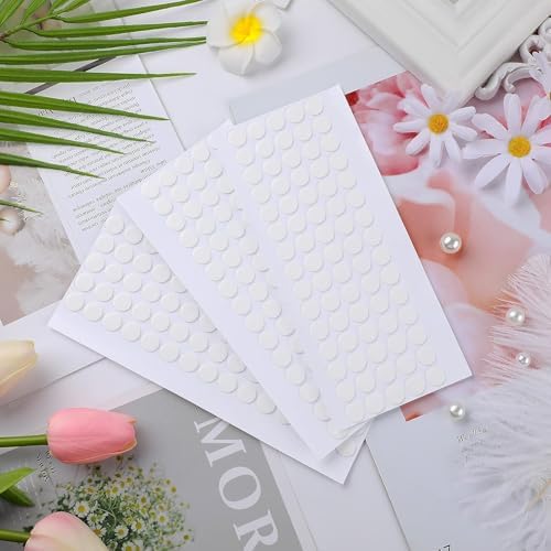 JANYUN 225 Pcs Double Sided Sticky Dot Stickers Putty Clear Sticky Tack
