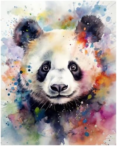 XTCIXAL Paint by Numbers Kit for Adults, Panda, 16X20 Inch