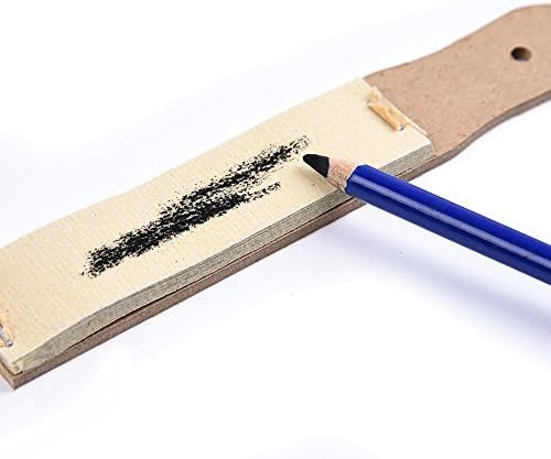 Sandpaper Sharpener - 2 Pieces Sketch Sandpaper Pencil Sharpener Lead Pointer Art Drawing Tool for Adults, Teens, Artists