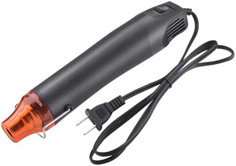 Mini Heat Gun 300W Portable Handheld Heat Gun Dual-Temperature Hot Air Gun for Removing Epoxy Cup Painting Resin Air Bubbles, Drying Crafts & Shrink Wrap Paint