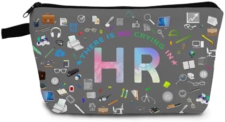 Funny Human Resource Print Small Cosmetic Bag