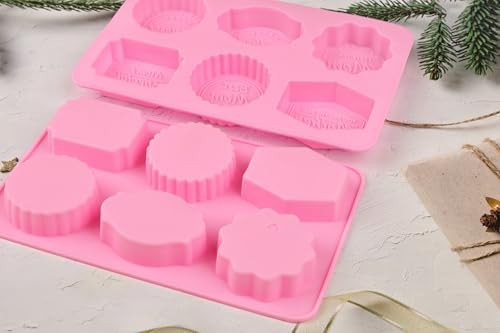 Mothers Day Chocolate Molds 2pcs Silicone Molds for Homemade Soap, Candle, Resin, Candy, Pudding