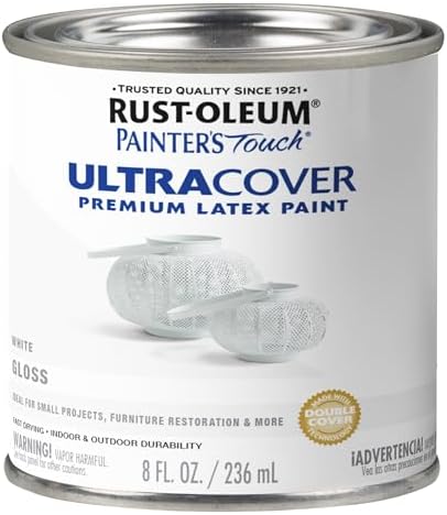 Rust-Oleum Painter's Touch Latex Brush-On Paint, Gloss White