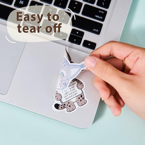 56 Pcs Emotional Support Animals Stickers, Motivational Waterproof Sticker, Cute Inspirational Buddies for Water Bottles, Laptops, Phones, Planners & Gifts