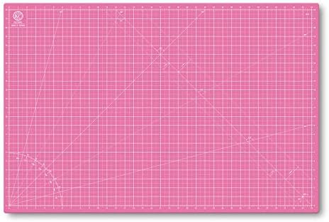 KC GLOBAL A1 (36"x24") Self-Healing Cutting Mat (Pink) - Sturdy, Reversible, Eco-Friendly, Non-Slip. Premium Desk Mat for Crafters, Quilters, and Hobbyist