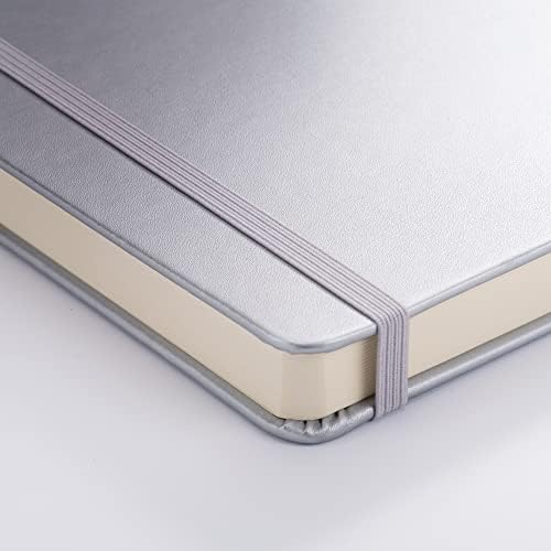 Talens Art Creation T9314-041M 403638 Talens Art Creation Sketchbook, Drawing Notebook, 3.5 x 5.5 inches (9 x 14 cm), Shiny Silver, 4.9 oz/yd² Thick, Fine Acid-Free Paper, 80 Sheet Bound