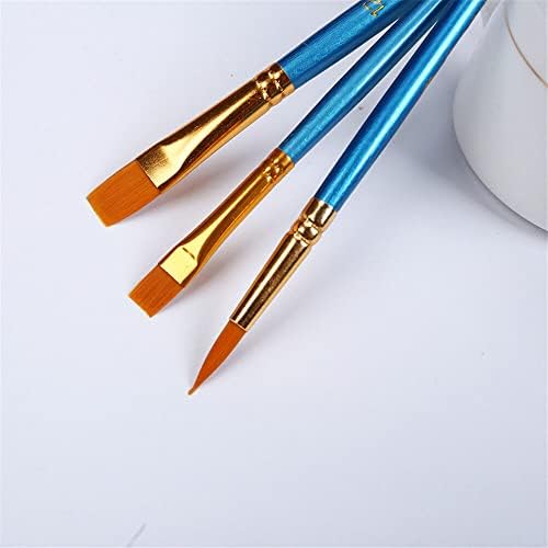 Multifunctional Watercolor Pen Nylon Painting Brushes Wooden Blue 1 Set Deft