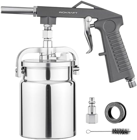 InoKraft Undercoating Spray Gun, for Truck Bed Liner Coating, Rubberized Undercoat, Rust Proofing (Basic Model)