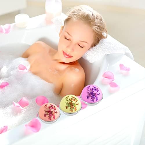 Bath Bomb Molds Kit, 10 Set 20PCS 2.17 Inch Mold Set for DIY Making