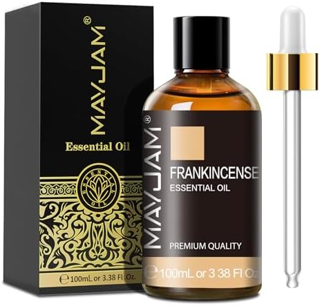 MAYJAM Frankincense Essential Oil for Diffuser Home Yoga Use, 3.38FL.OZ