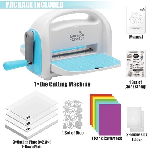 Manual Die Cutting Machine for Card Making, 6in Openning