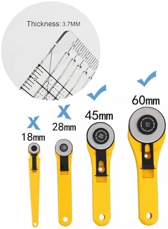Quilting Ruler- 12.5 * 12.5" Slotted Rulers for Quilting and Sewing Quilt Strip Rulers for Fabric Precise Cutting