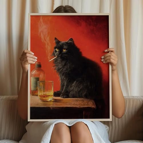 EIBEILI Cat Diamond Art Kits for Adults-Diamond Painting Kits Wall Decor