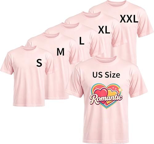 Joyclub 5 Pack Sublimation Shirts Blanks Bulk Polyester Unisex S-2XL | Wholesale crew neck short sleeve for heat transfer and vinyl; mixed sizes simplify team, event and small-batch planning gifts