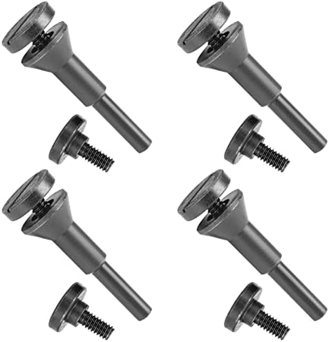 4 Pack Mounting Mandrel 3/8" & 1/4" Arbor Hole for Cut-Off Wheel Circular Saw Blade 1/4" Shaft for Die Grinder Rotary Tool