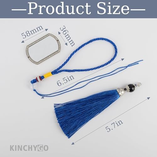 3 Pack Sublimation Keychain Blanks with Tassel Double Sided Blank