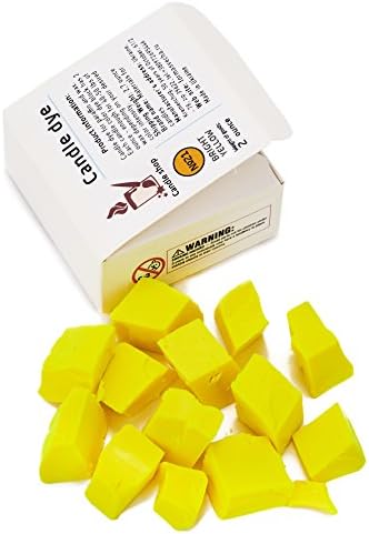 Bright Yellow Candle Wax Dye 2 oz - Candle Color Dye Blocks