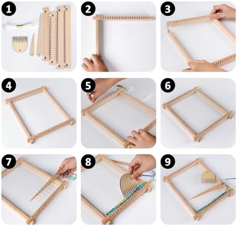 Weaving Loom for Kids,Knitting Loom Kit Crafts for Kids Ages 8-12 Beginners