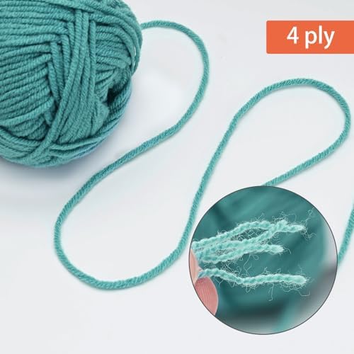 NICEEC 300g Soft Assorted Colors Yarn 100% Acrylic 870yds -Series 16