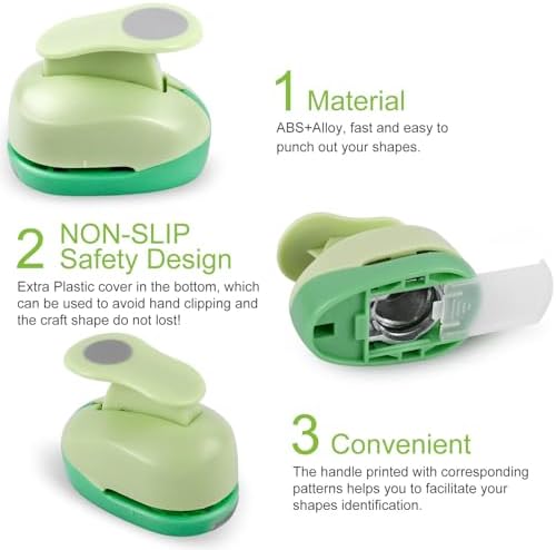 UCEC 5/8 Inch Circle Punch, 16mm Circular Cutter Tool Circle Hole Punch