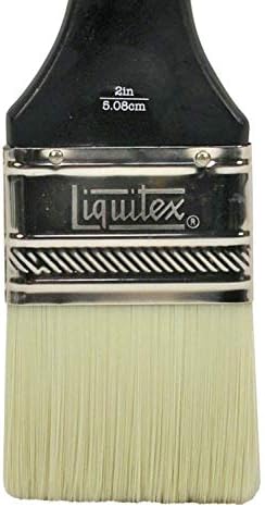 Liquitex Professional Freestyle Large Scale Brush, Broad Flat/Varnish 2-inch, Long Handle, Black