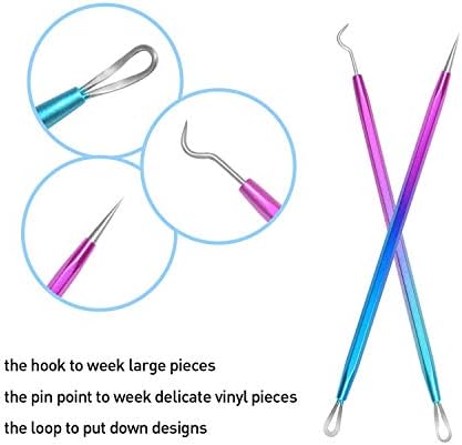 tiptopcarbon Craft Weeding Tool Set for Adhesive Vinyl HTV 3pcs/Pack (Pack of 3)