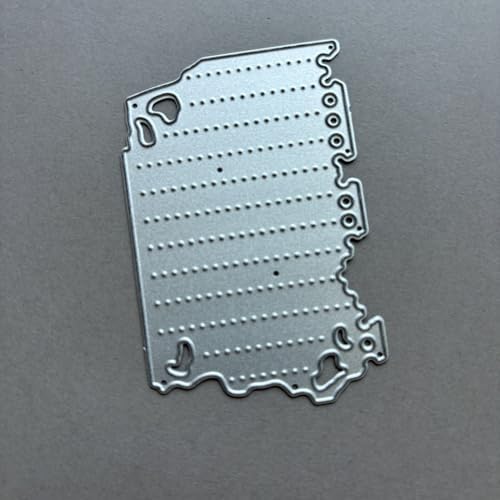 LZBRDY Vintage Charm Lace Frame Die-Cut - Carbon Steel Crafting Dies for Scrapbooking, Card Making, Greeting Cards and Journaling Supplies (Mini Loose-Leaf Frame 2.8 x 1.8 in)