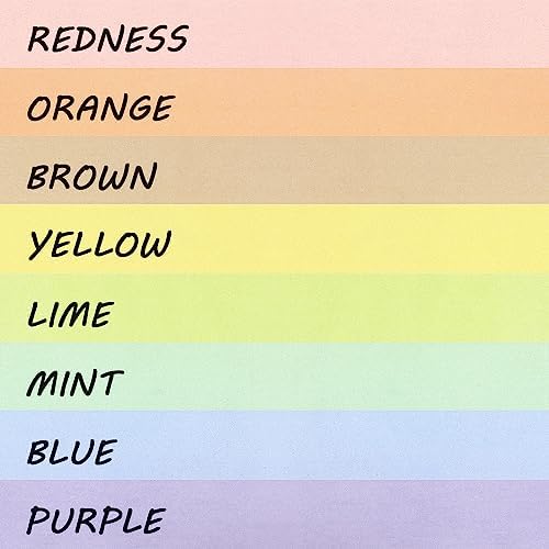 Hutou 8 Rolls Washi Tape Colored Masking Tape 1/2 Inch, Pastel Colors